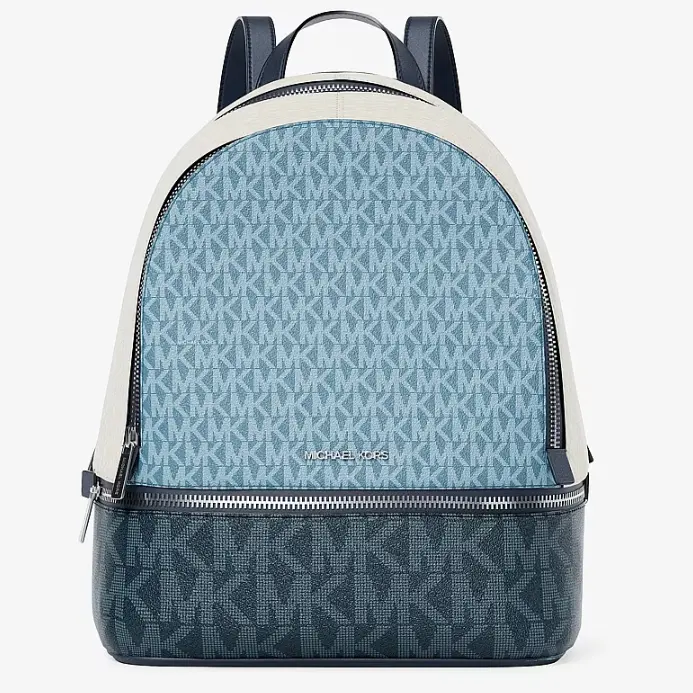 Michael Kors Rhea 中号拼色老花双肩包