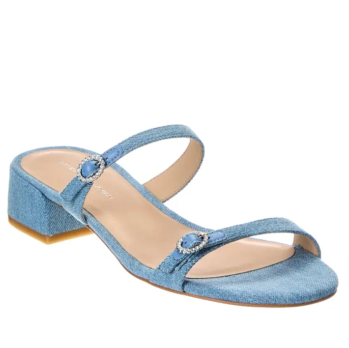 Stuart Weitzman Ginger Xtal 牛仔凉鞋