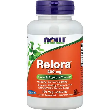 NOW Foods, Relora®，300 毫克，120 粒素食胶囊