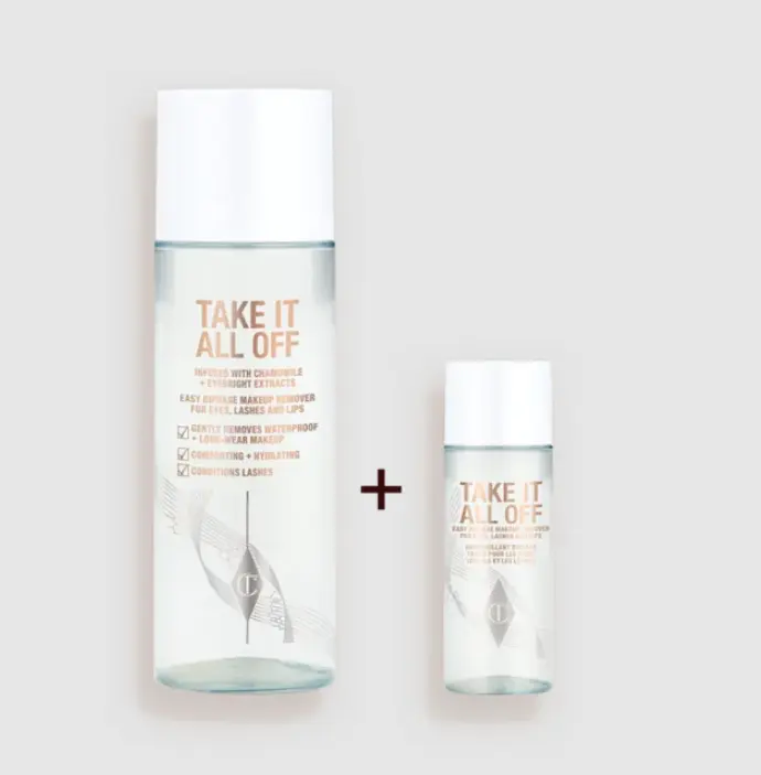 Charlotte Tilbury 净澈全脸眼唇卸妆液套装 正装+旅行装