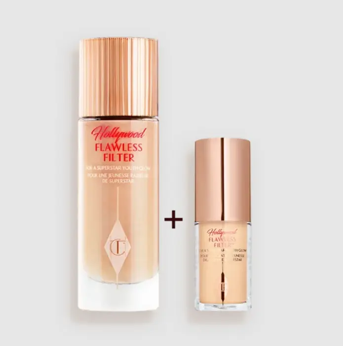 Charlotte Tilbury 好莱坞无瑕滤镜粉底液套装 正装+旅行装
