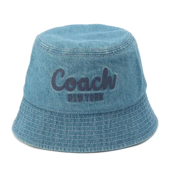 COACH 蔻驰丹宁渔夫帽