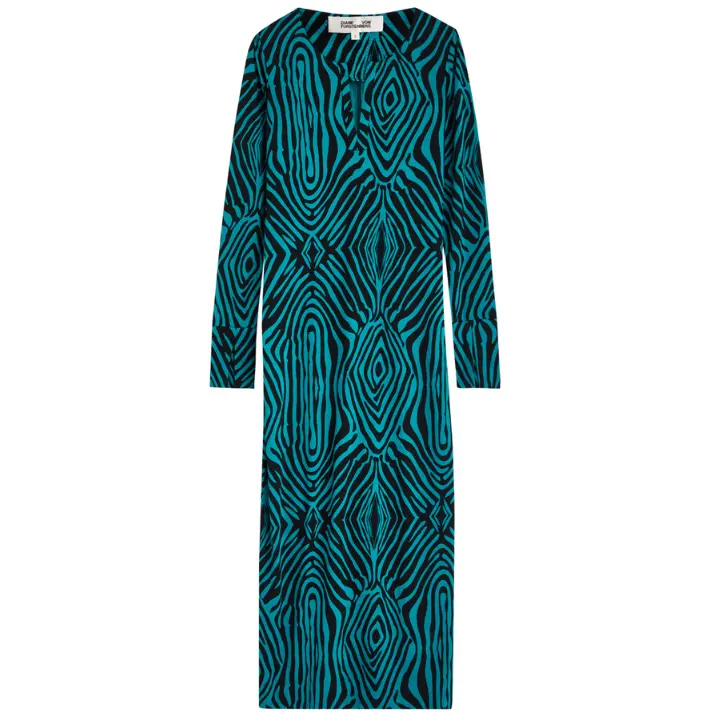 DVF Sonca 几何印花长裙