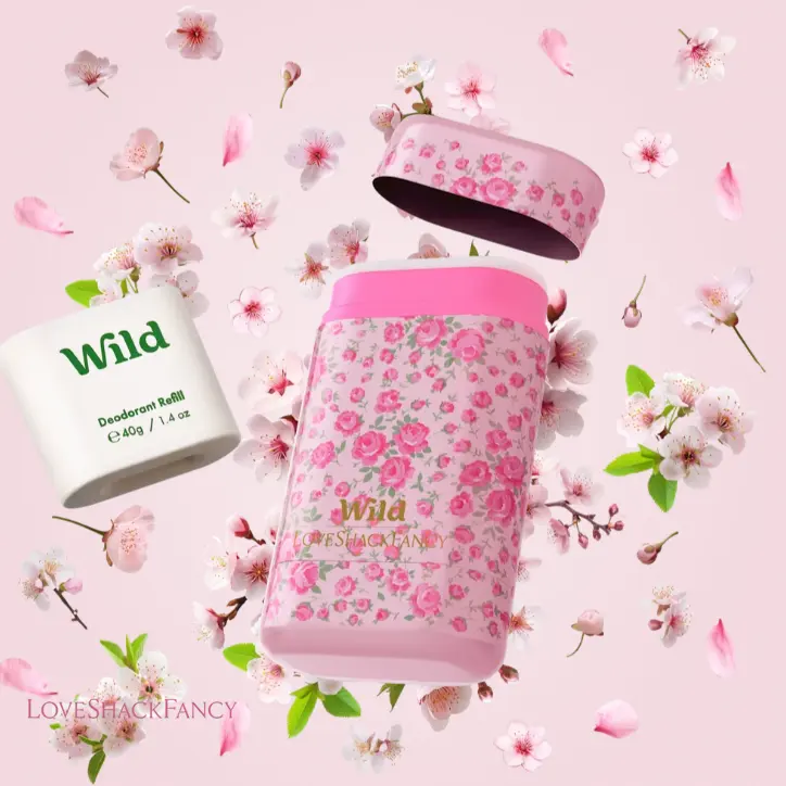 Wild X LoveShackFancy 固体止汗剂 #Rose Hearts