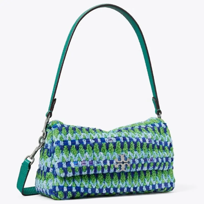 新品首次打折！Tory Burch 汤丽柏琦 Charlie 小号针织单肩包