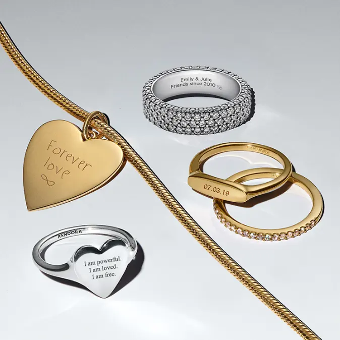 Pandora Jewellery UK：潘多拉可刻字珠宝系列热卖！纪念每一种情谊