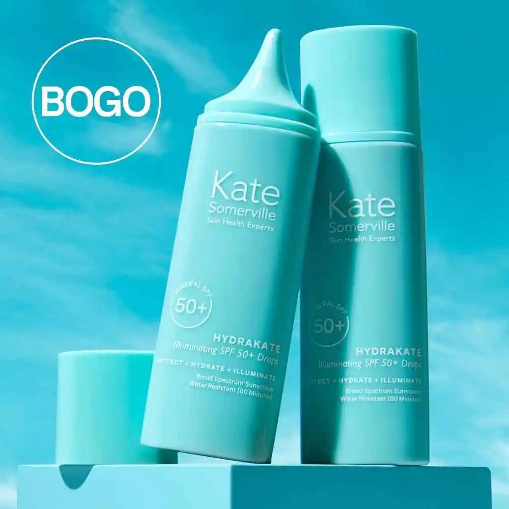 买1送1！Kate Somerville HydraKate® 亮肤防晒霜 SPF 50+
