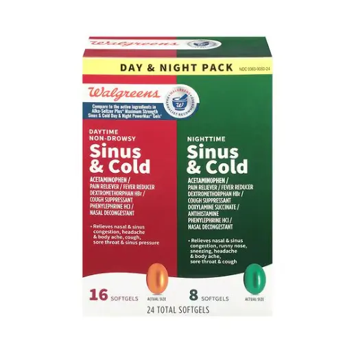 Walgreens 日夜感冒软胶囊特惠