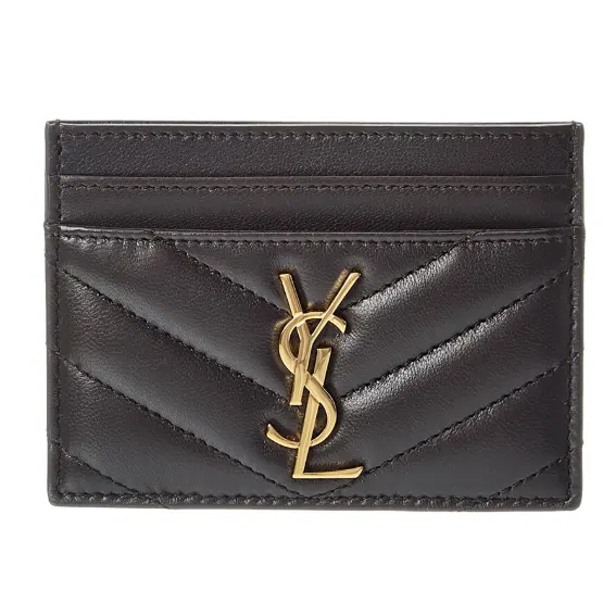 Saint Laurent Cassandre 皮革卡包