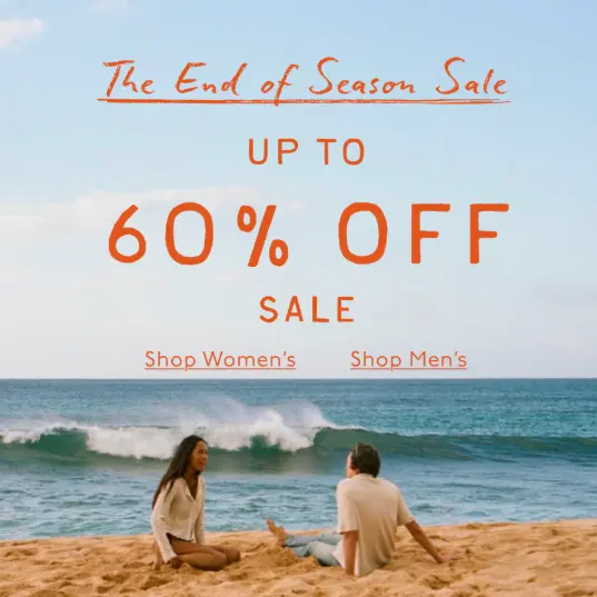 Madewell：季末大促！精选时尚低至3折