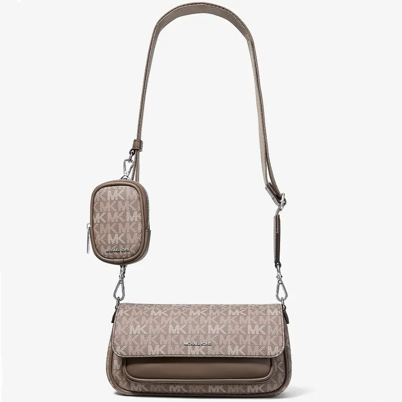 Michael Kors 小号老花斜挎包 带零钱包
