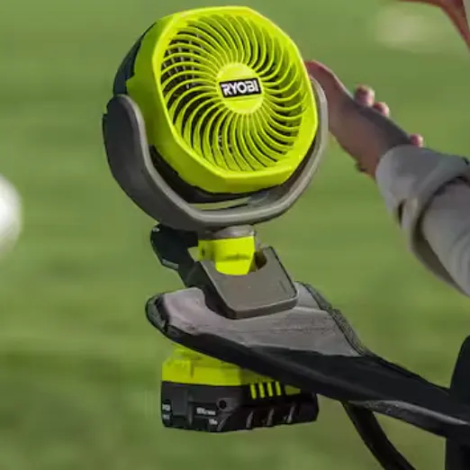 Ryobi ONE+ 18V 无绳夹持式风扇4英寸