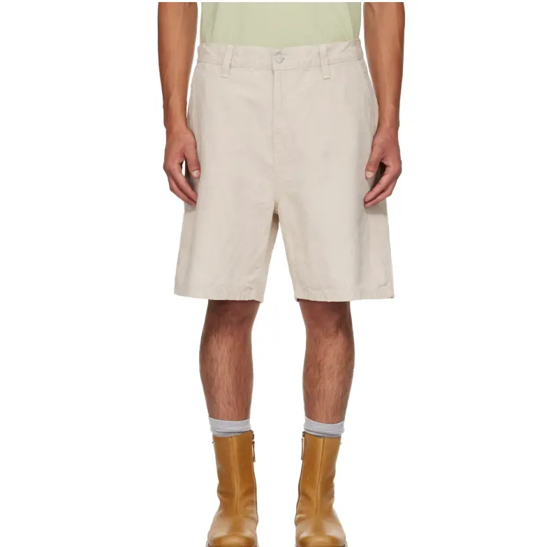 CARHARTT WORK IN PROGRESS 灰白色 Walter Single Knee 短裤