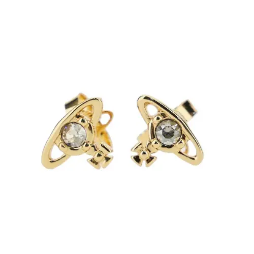 Vivienne Westwood 西太后 Nano Solitaire 土星耳钉
