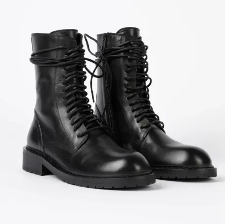 杨颖同款！Ann Demeulemeester 丹尼系带踝靴