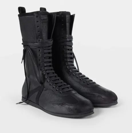 Ann Demeulemeester Fides Soft 高帮拳击靴