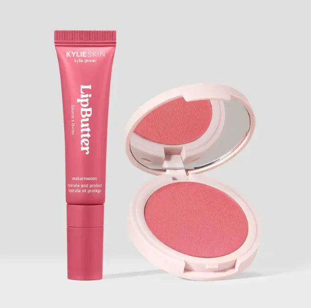 Kylie Skin 柔润腮红黄油唇蜜两件套（西瓜味）