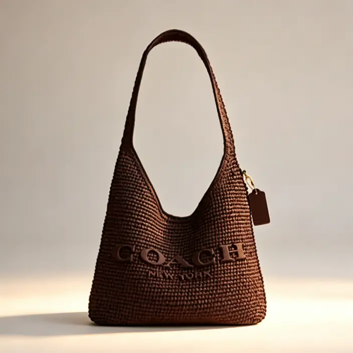 Coach Outlet：Brooklyn 草编包特惠