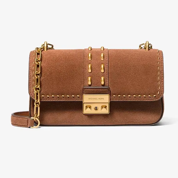 Michael Kors Tribeca 小号麂皮斜挎包