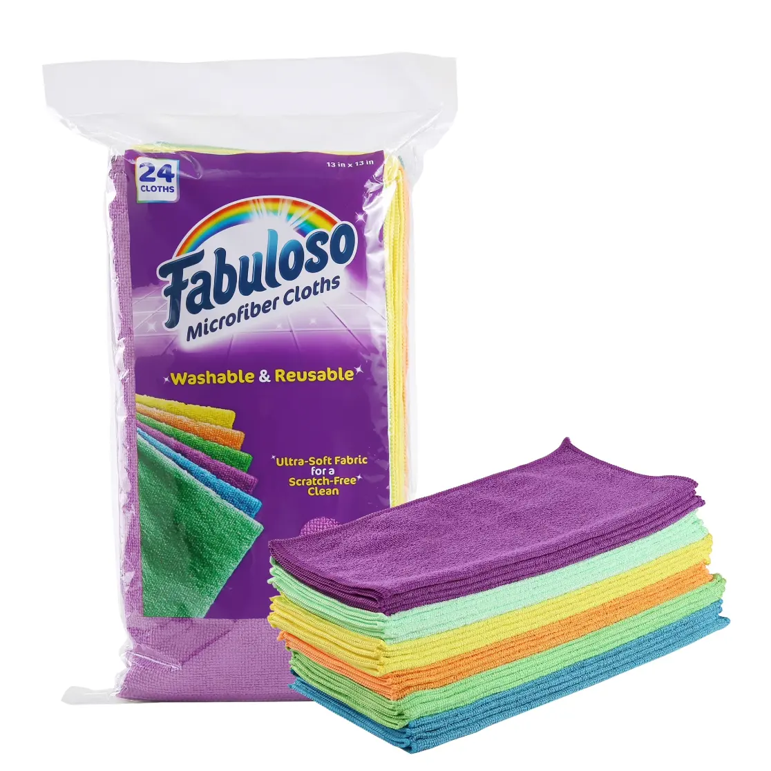 Fabuloso 微纤维清洁布24片装