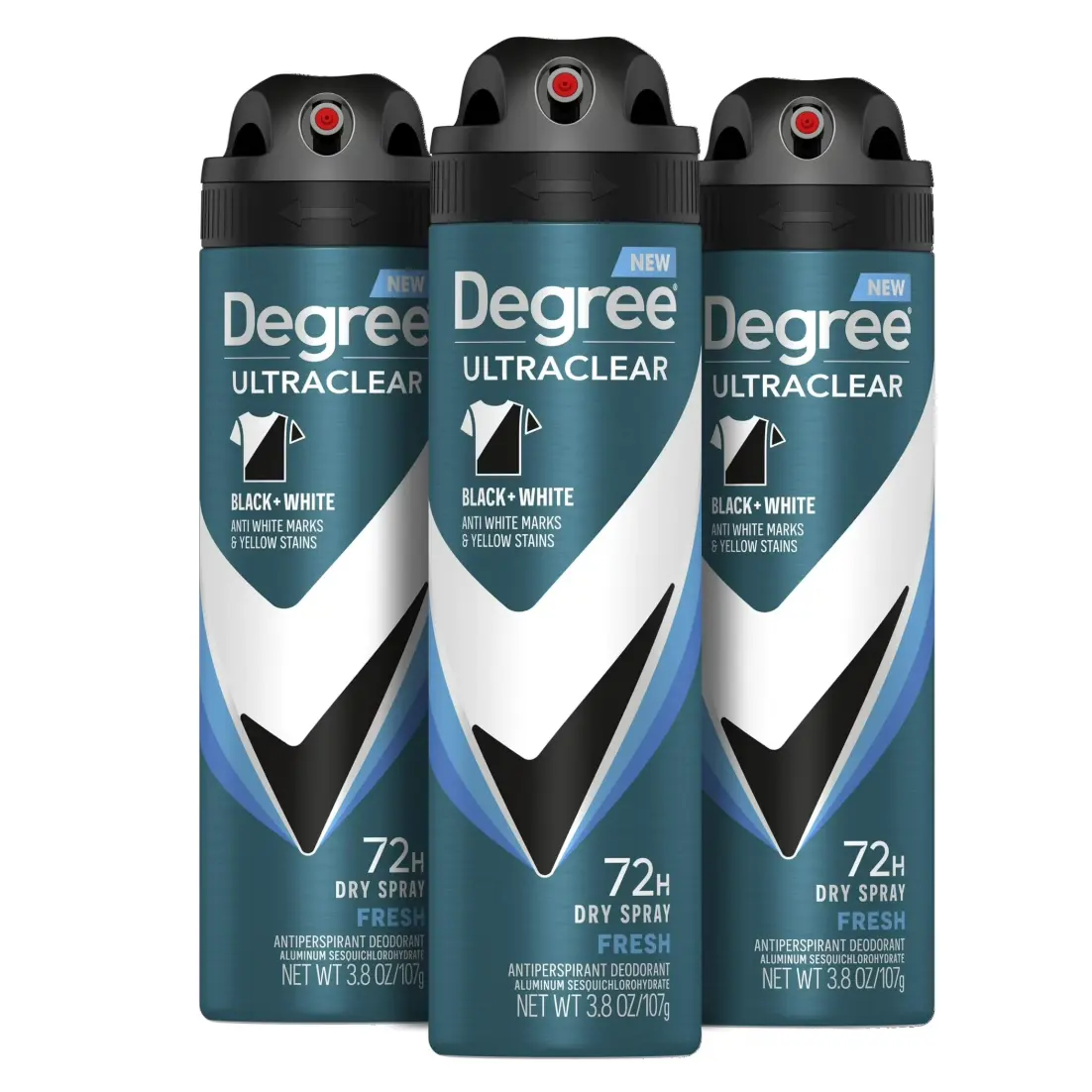 Degree 男士止汗喷雾 3支装