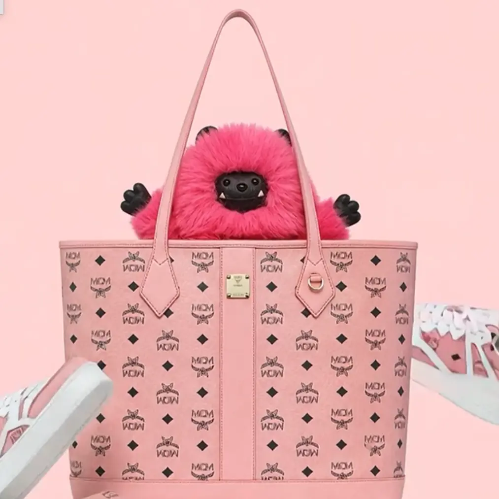 MCM DE：粉色限定系列，热门单品€63起