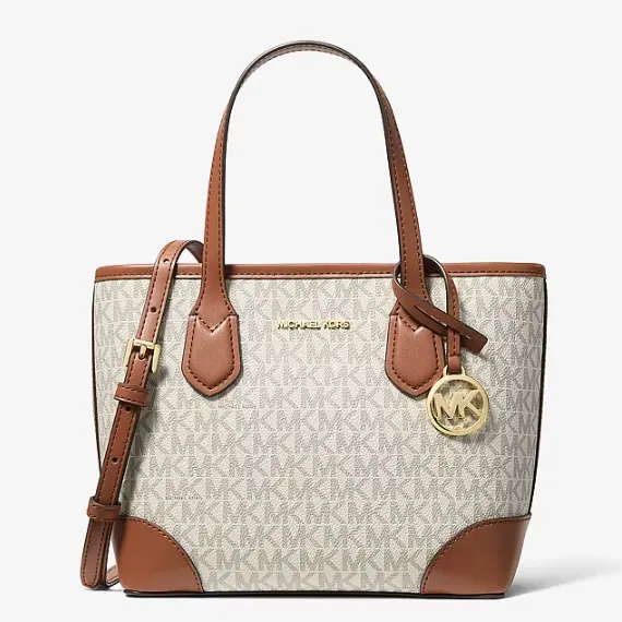 Michael Kors Eva 拼色老花菜篮子