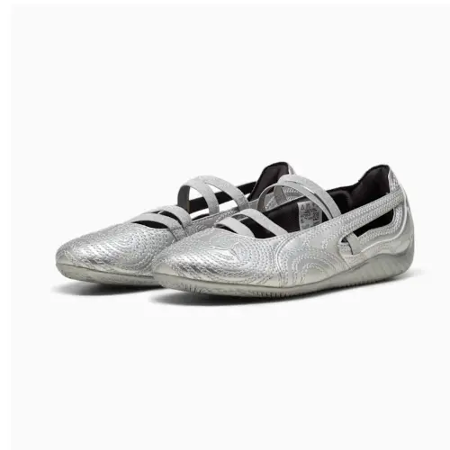 4件额外6折！Puma 彪马 speedcat 银色芭蕾平底鞋