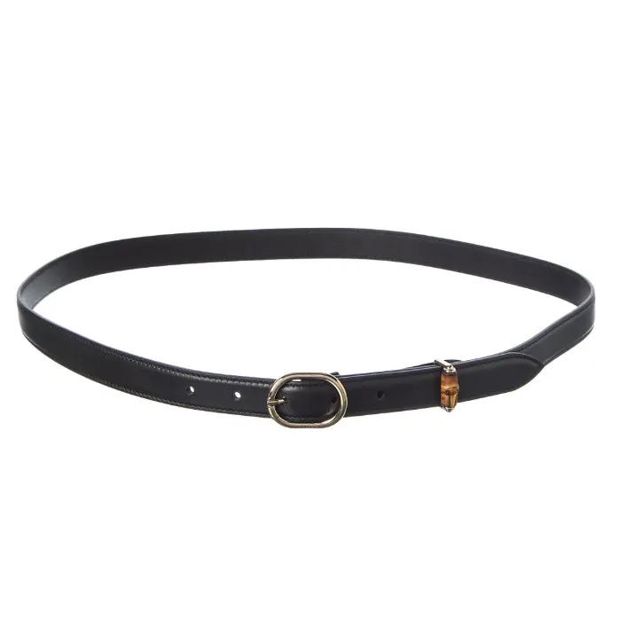 Gucci Oval 皮革腰带