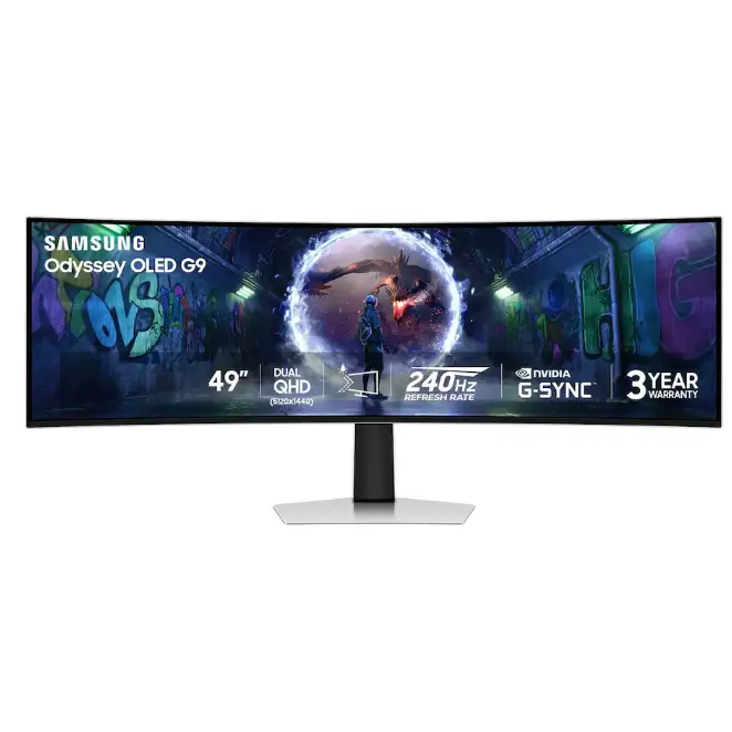 Samsung 三星 Odyssey G9 49英寸 OLED 电竞显示器