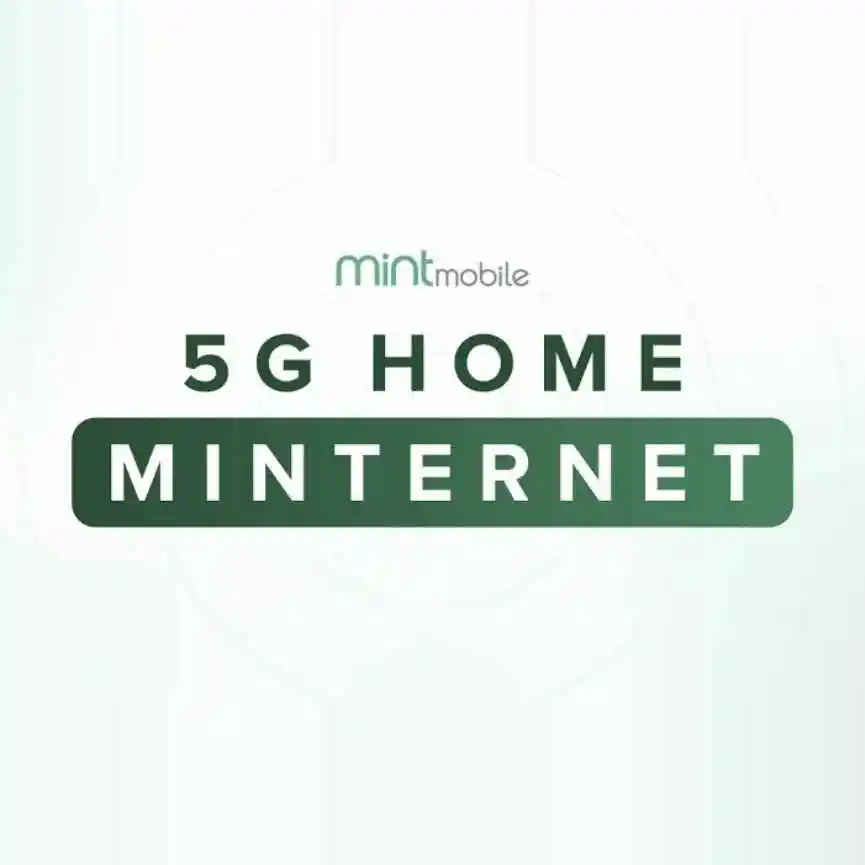 Mint Mobile：1年5G家用宽带+1年无限手机流量套餐 低至$540