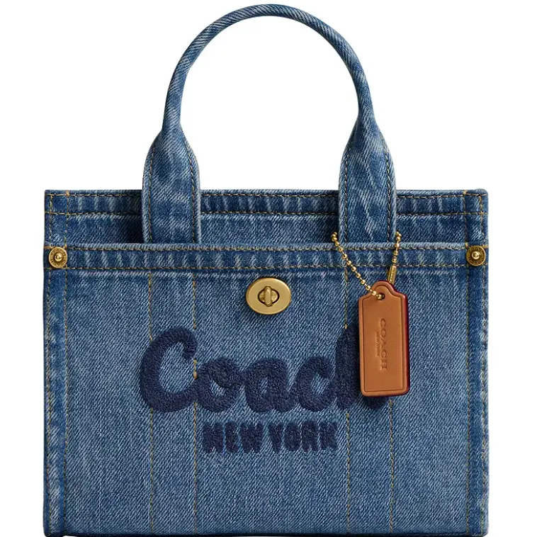 返$25礼卡！COACH 蔻驰 Cargo 迷你丹宁托特包