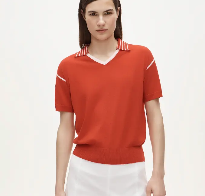 J.Crew 羊绒Polo衫