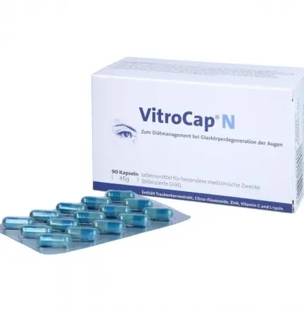 VitroCap 眼睛玻璃体晶状体浑浊膳食补充胶囊 90粒