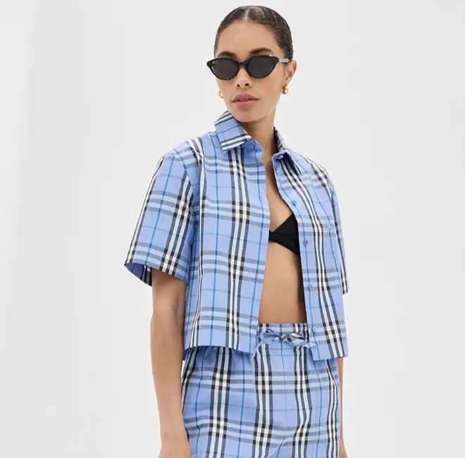 Burberry Abby 短袖衬衫