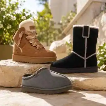 Zulily：UGG 反季特惠！雪地靴、毛绒拖鞋、防水工装靴
