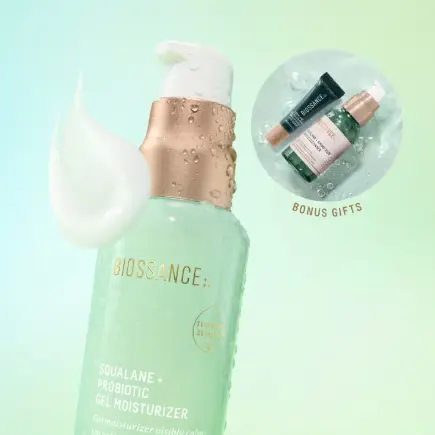 Biossance：限时满赠！购角鲨烷+益生菌保湿霜