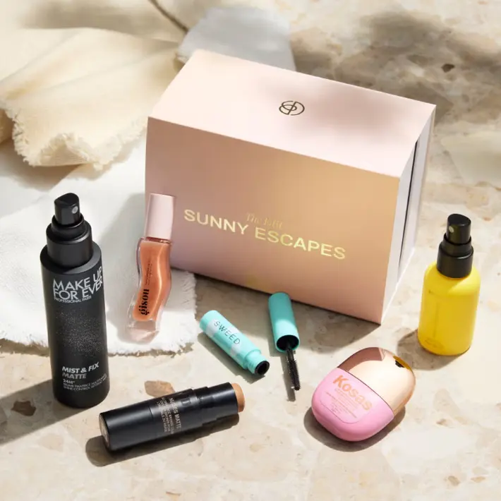 满送价值£215礼包（含AB精华）！Cult Beauty The Sunny Escapes 限定盒子