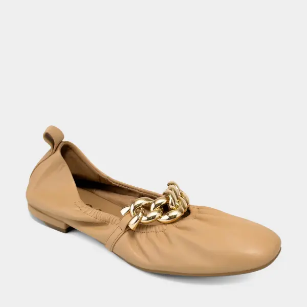 Aerosoles 米色平底单鞋
