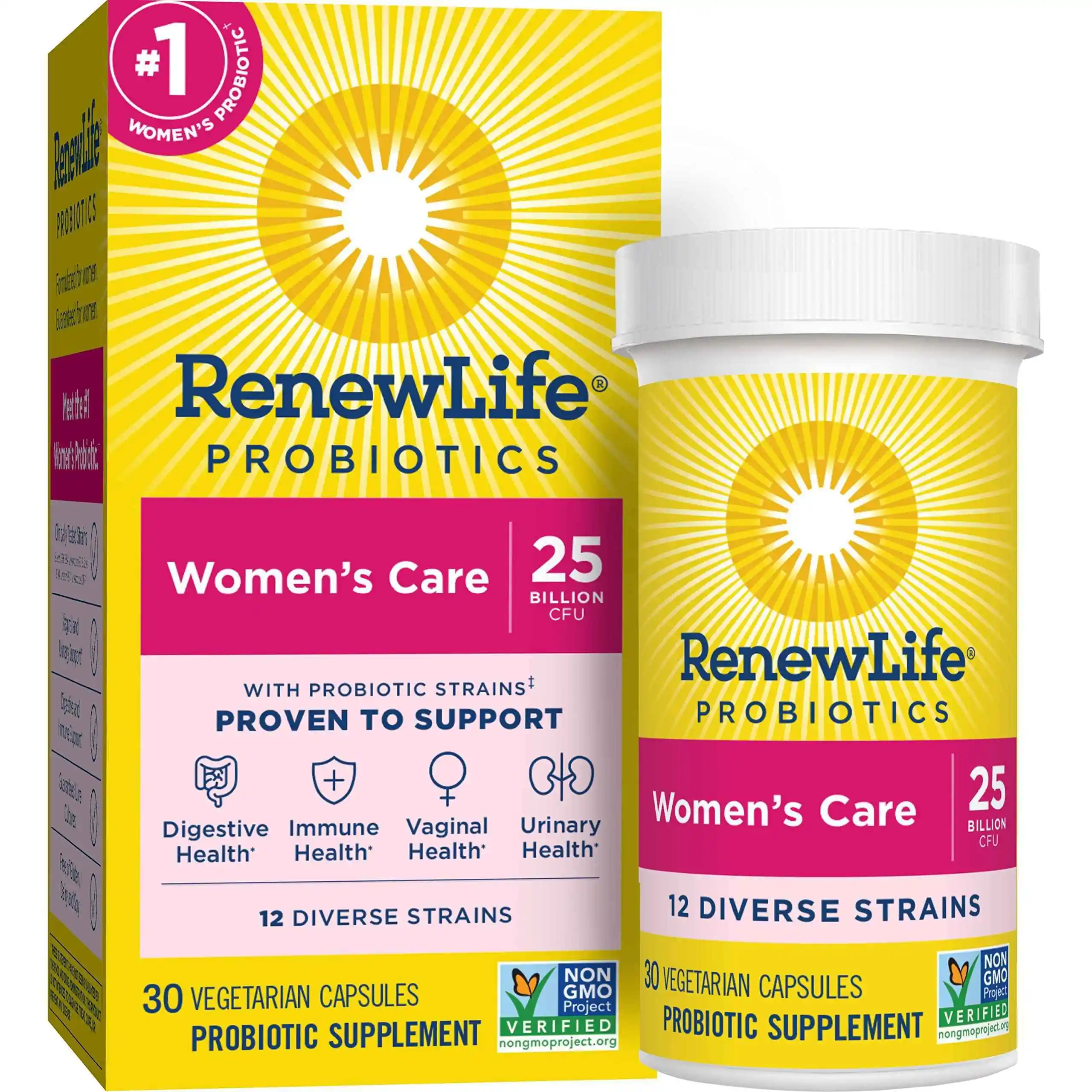 Renew Life 女性益生菌胶囊 250亿CFU 12种菌株 30粒
