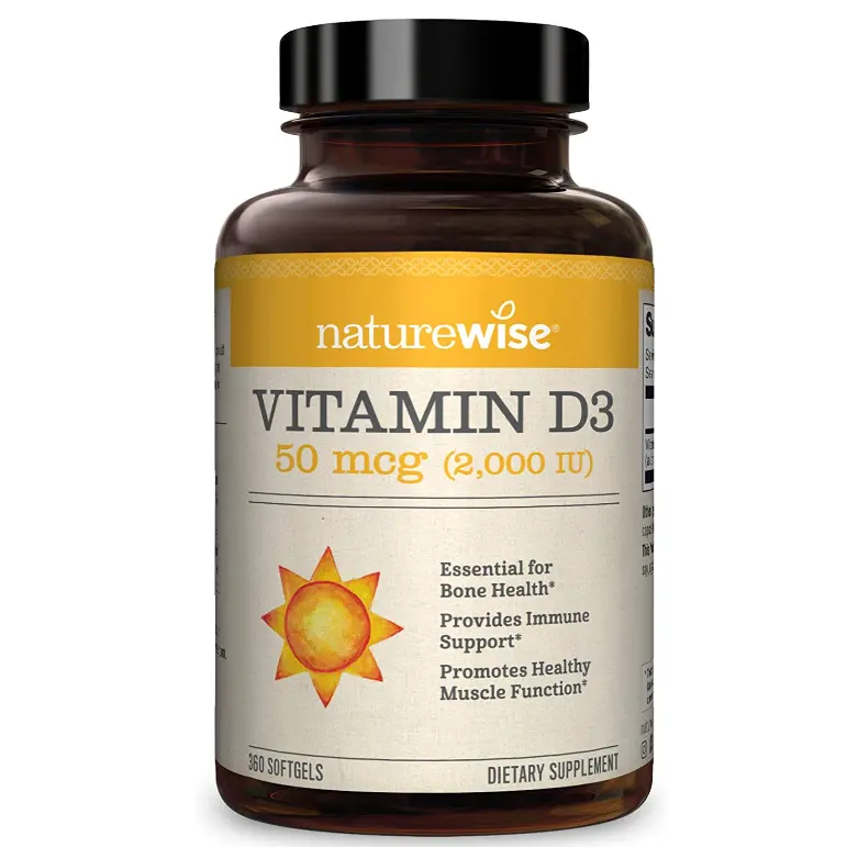 NatureWise 维生素D 2000IU 50mg 360粒 软胶囊 无味 适合成人