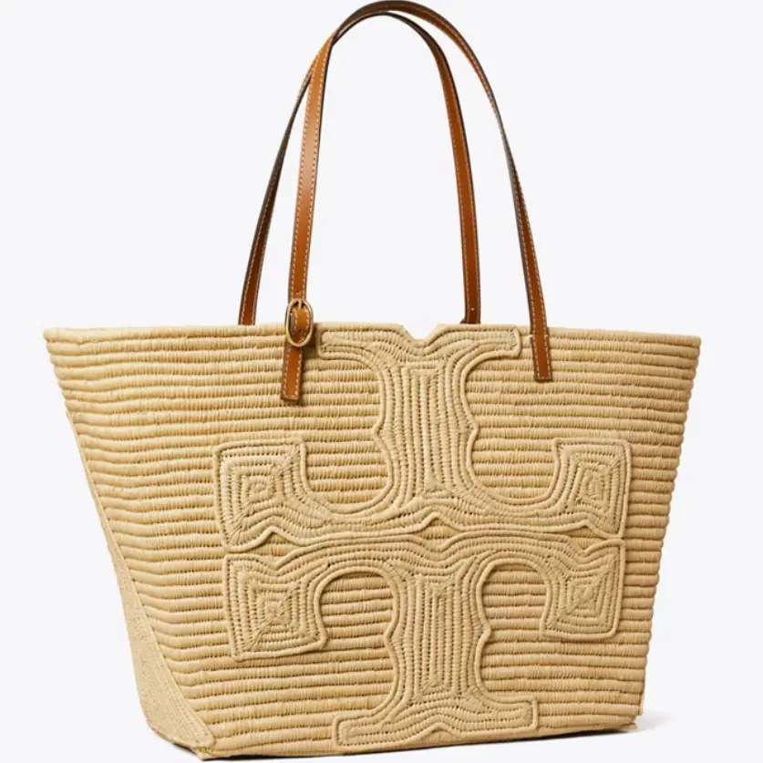 Tory Burch 汤丽柏琦 Ella 草编托特包