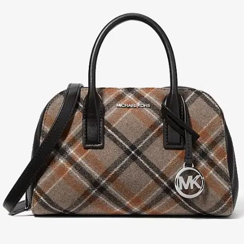 2件额外8折！Michael Kors Ashton 小号格纹波士顿包