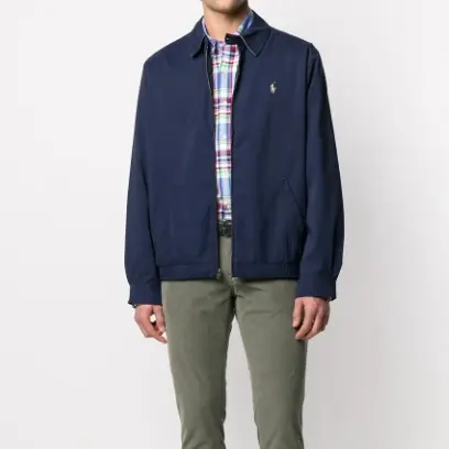 大码好价！Polo Ralph Lauren 拉夫劳伦logo细节双摆夹克