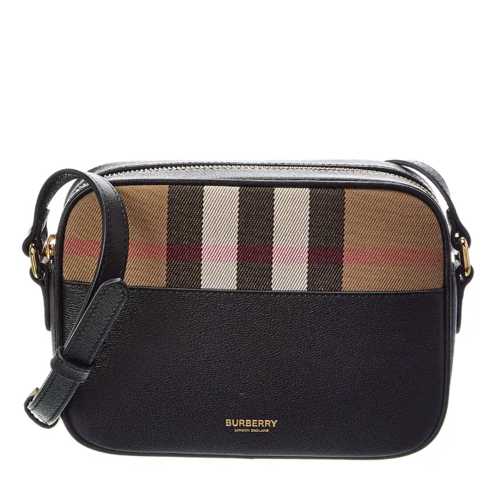 Burberry 小号格纹相机包