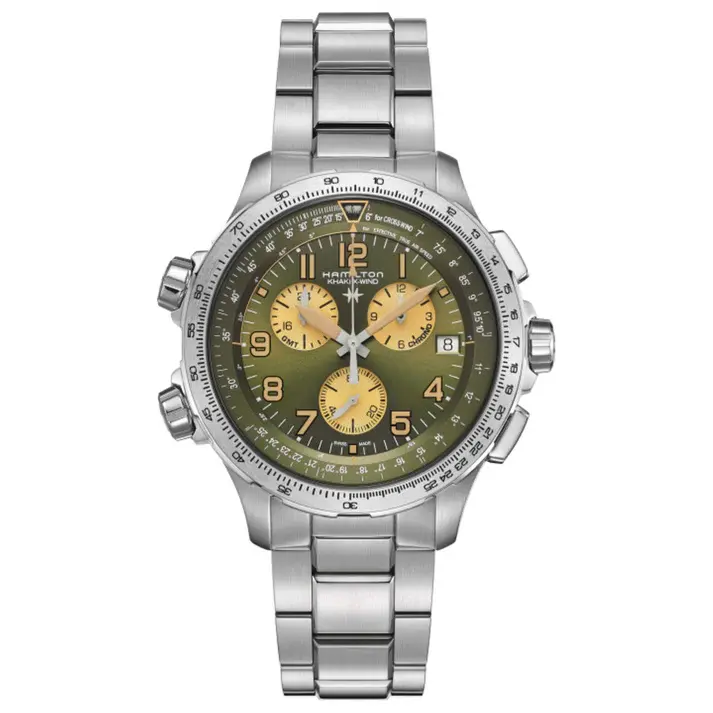 Hamilton 汉密尔顿 Khaki Aviation 石英绿盘男士腕表