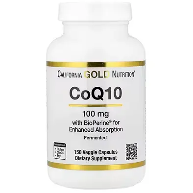 California Gold Nutrition 辅酶Q10 150粒素食胶囊