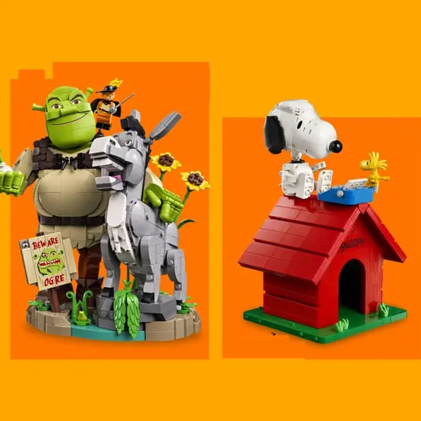 LEGO UK ：新品来袭！史莱克、史努比、公路自行车系列等全新上线 快来探索