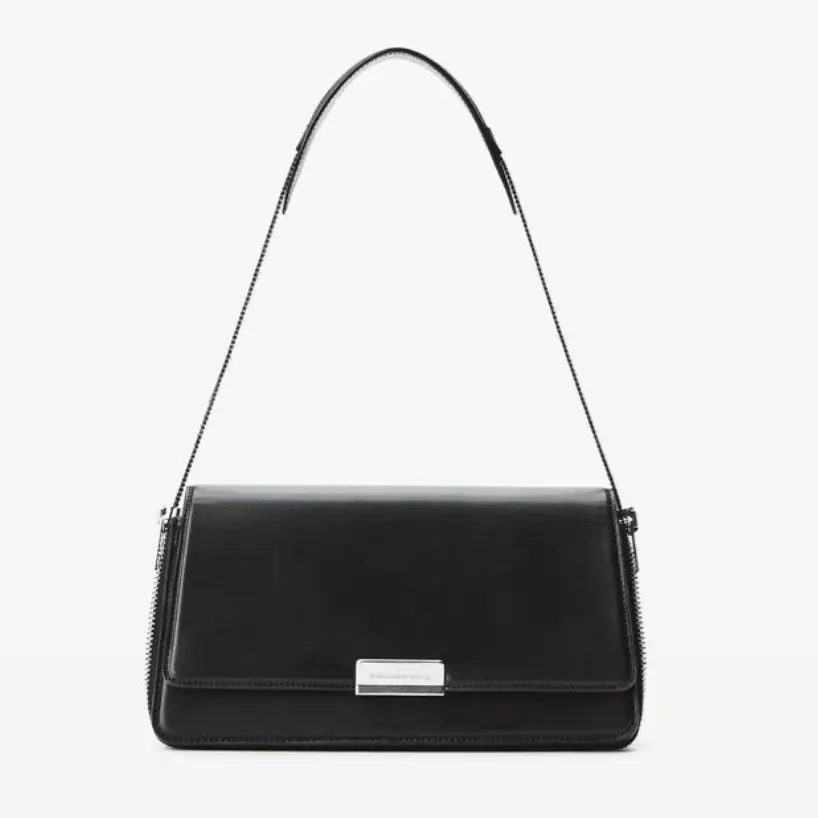Alexander Wang 亚历山大王 Siren 黑色单肩包
