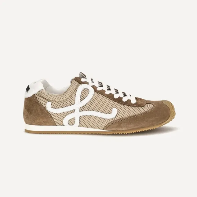 LOEWE 罗意威 Ballet Runner 2.0 绒面网眼运动鞋